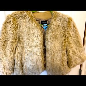 Club Monaco Crop Faux Fur